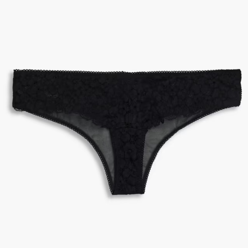 Stella Mccartney Lace & Stretch Jersey Mid Rise Briefs - Women’s Sizes M & L New